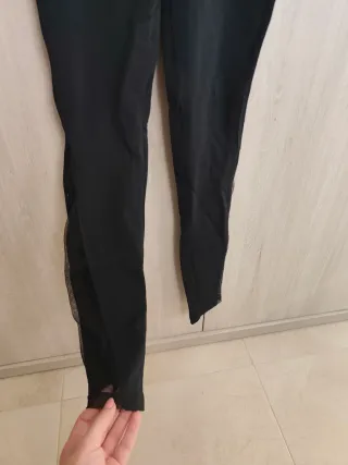 Leggings negros Calzedonia con transparencias