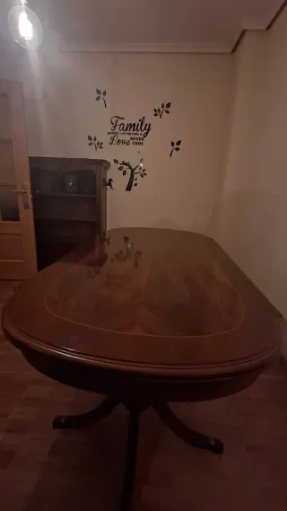 Mesa de comedor extensible vintage