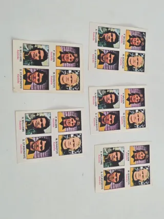 Lote 5 cromos Australia Mundial Munich 74