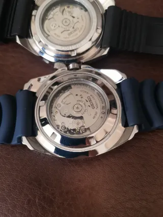 Seiko 5 Reloj Automático Azul y Plateado