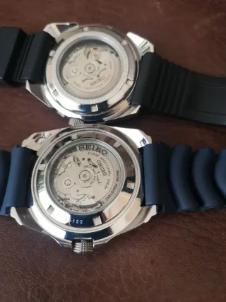 Seiko 5 Reloj Automático Azul y Plateado