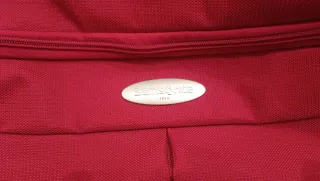 Bolso de viaje tipo maleta rojo samsonite 75/35/35