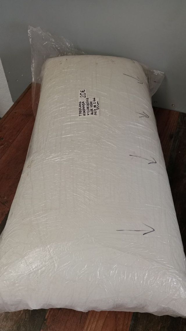 Todocama Almohada Aloe Vera 75cm (2uds)