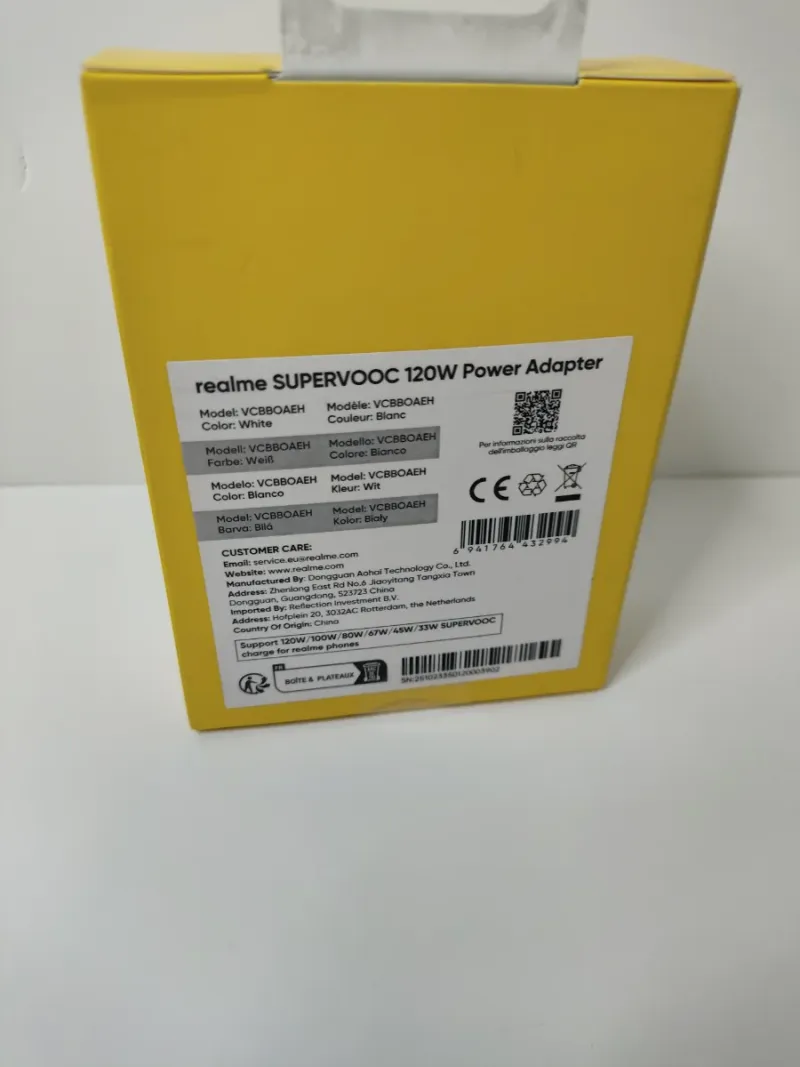Cargador Realme SuperVOOC Blanco afbeelding 3