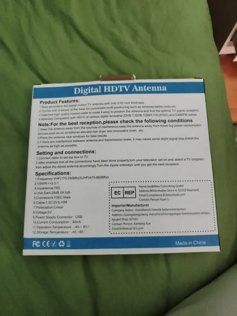 Antena Digital HDTV Boyoye afbeelding 2
