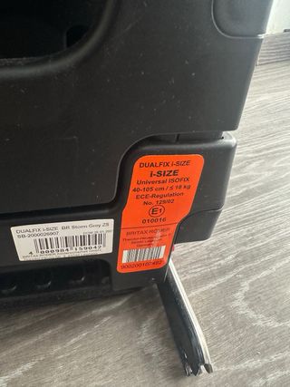 Britax Römer Dual fix i size stormgrey