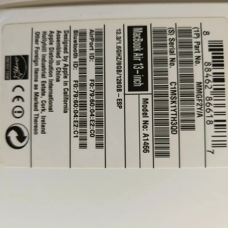 MacBook Air 13 i5 Plata con caja  Diciembre 2016 afbeelding 6