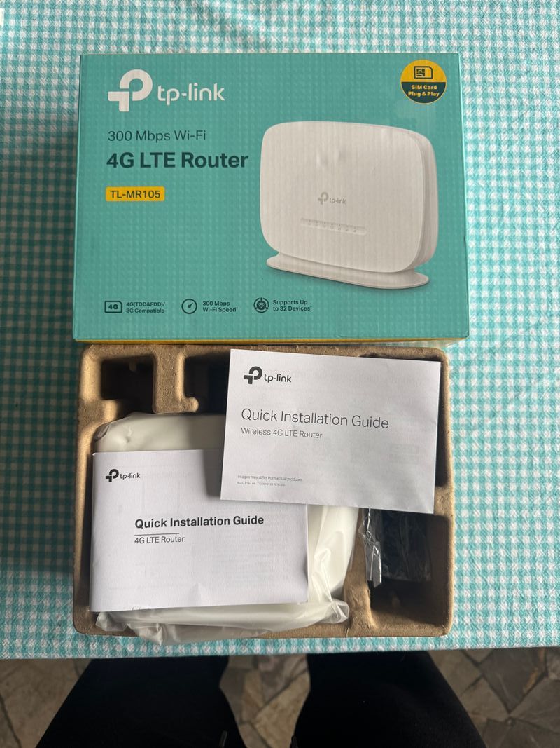 Router 4G LTE TP-Link TL-MR105 Wi-Fi afbeelding 3