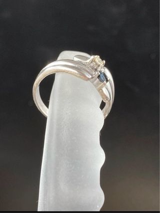 Anillo Plata con Piedras T13