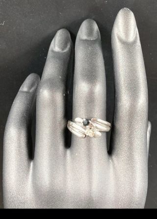 Anillo Plata con Piedras T13