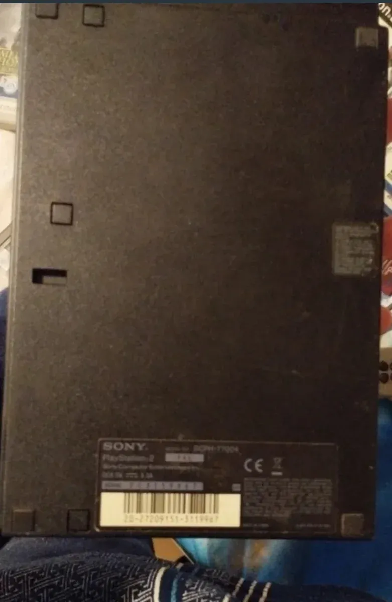 PlayStation 2 Negra + Mando + Tarjeta afbeelding 3