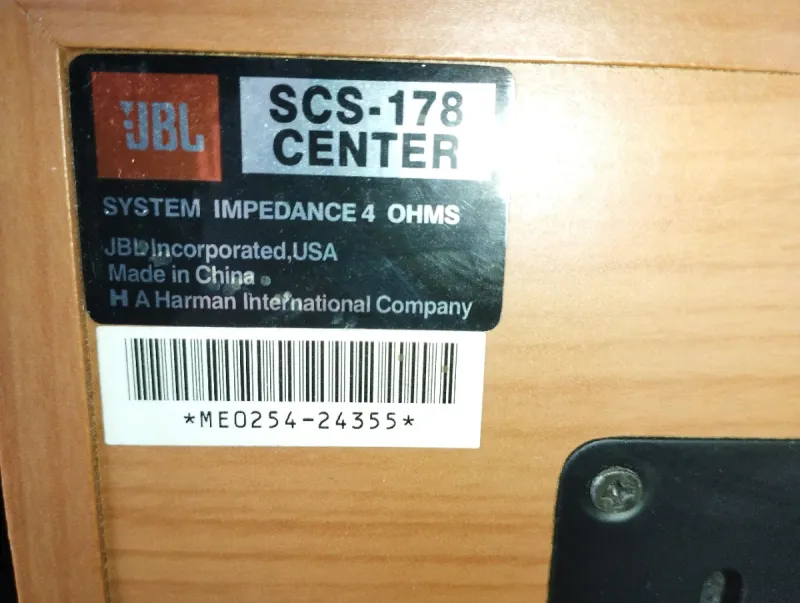 Columna central JBL SCS-178 afbeelding 2