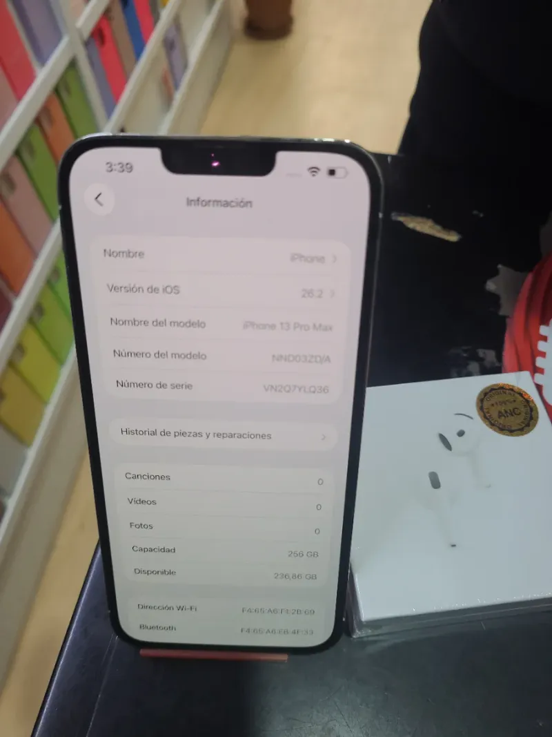 iPhone 13 Pro Max 256GB Plata afbeelding 3