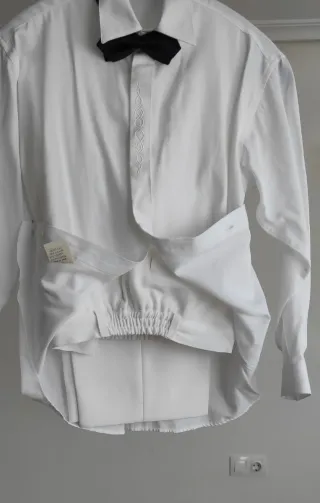 Traje Almirante Azul Marino y Dorado.Talla 12 .