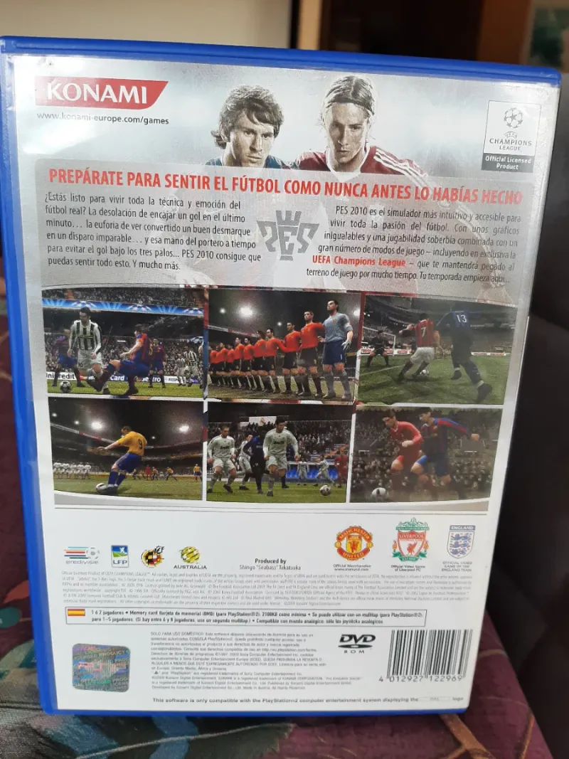 Juego PS2 Pro Evolution Soccer 2010 afbeelding 2