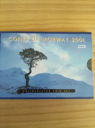 Noruega 2001 Set cartera coronas monedas