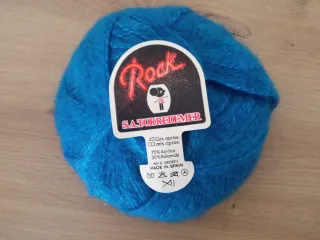 3 ovillos lana Rock azul marino