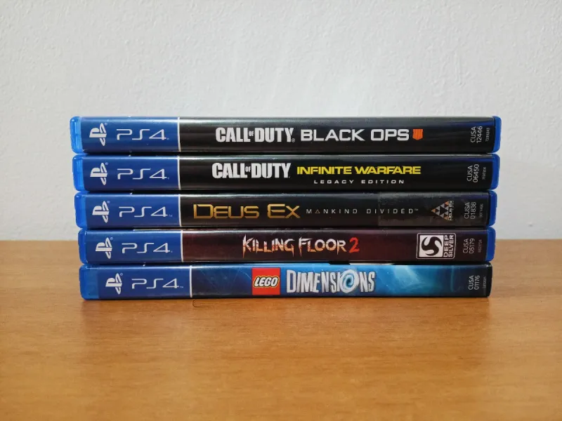 Paquete de 5 juegos para PS4 (PlayStation 4) 🇮🇹🇪🇸🇨🇵