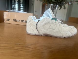 Sneakers New Balance Miu Miu Beige