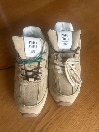 Sneakers New Balance Miu Miu Beige