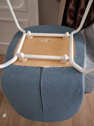 Silla de escritorio azul Ikea