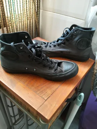 Converse Bambas Altas Negras