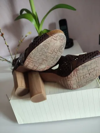 Sandalias tacón 10cm mujer talla 39