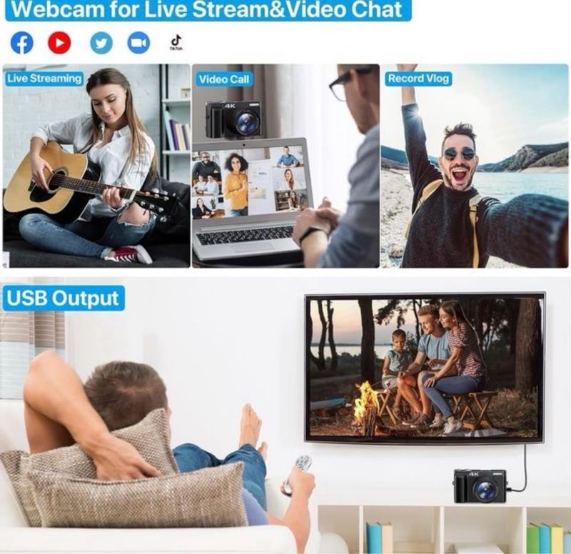 Cámara Digital 4K afbeelding 6