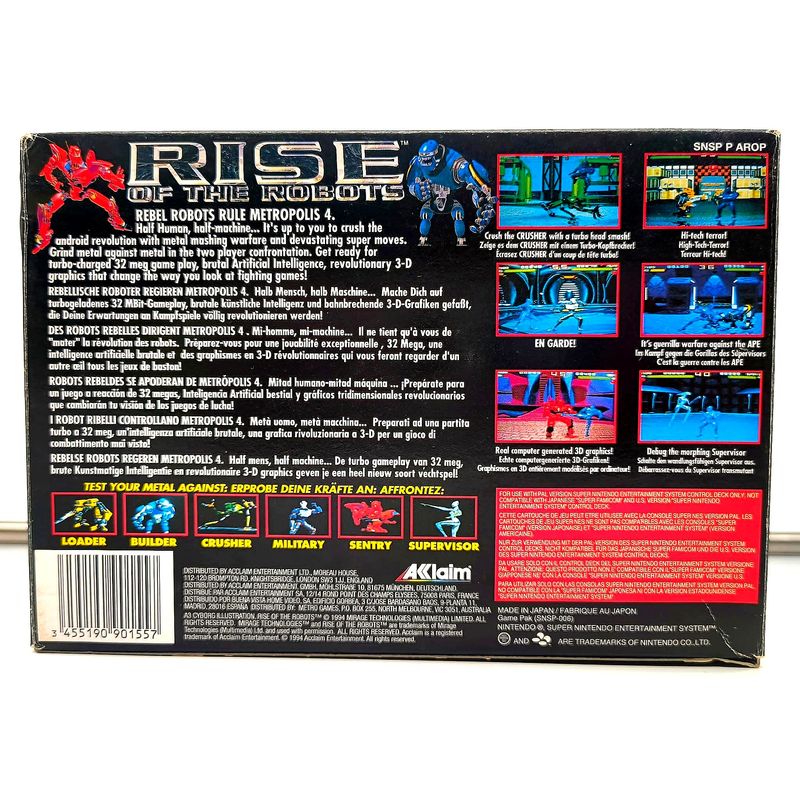 Ascenso de los Robots - Super Nintendo Snes - Pal GIG afbeelding 10