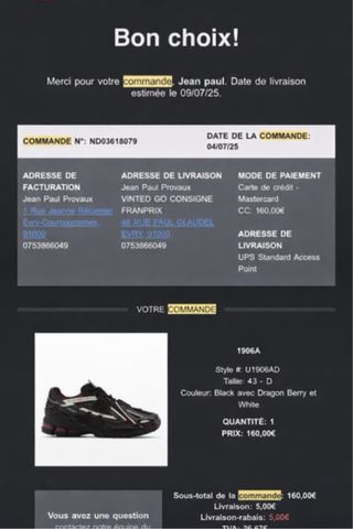 New Balance 1906A Negro y Rosa