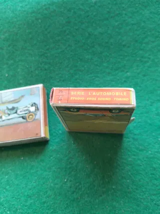 2 Cajas Cerillas Coches Ferrari Fiat