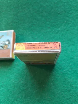 2 Cajas Cerillas Coches Ferrari Fiat