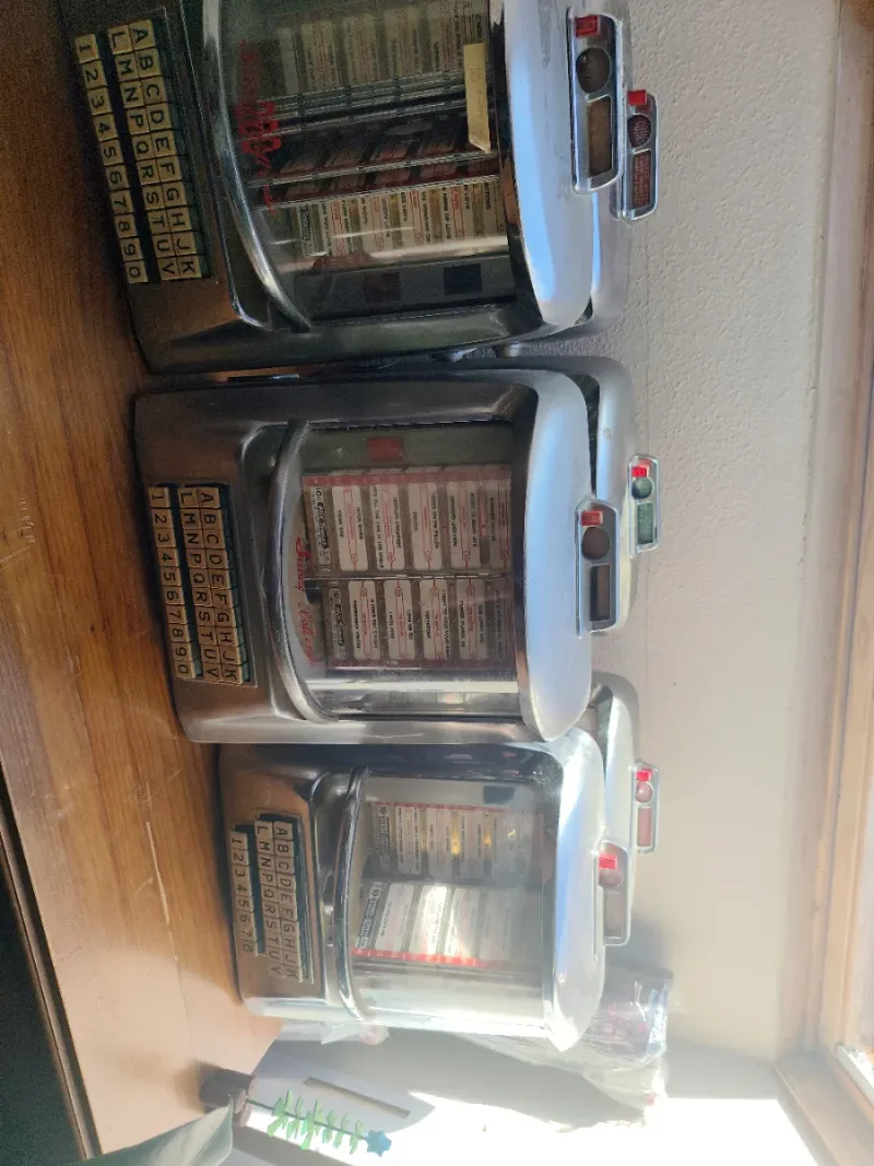 Lote de 6 Jukebox Seeburg 160/200 Original América