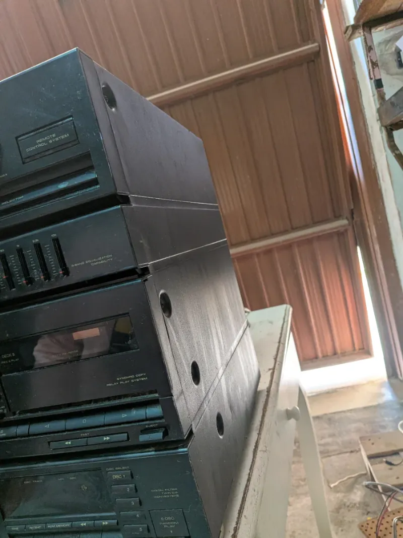 Amplificador estéreo Pioneer XD-Z63m CD Cassette afbeelding 4