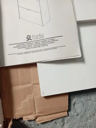 Zapatero Habitdesign 3 Puertas Blanco