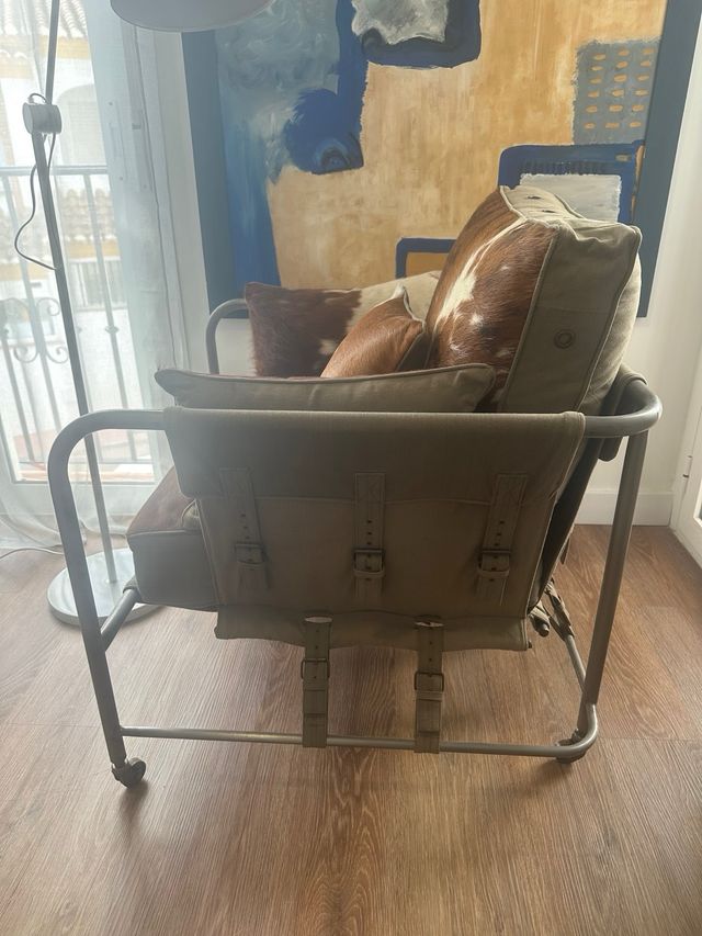Sillón contemporáneo artesanal  (Leer descripción)