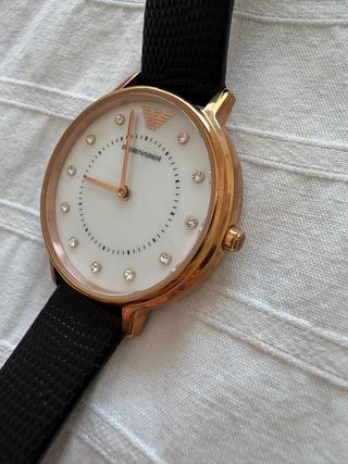 Reloj Emporio Armani Mujer Negro/Dorado