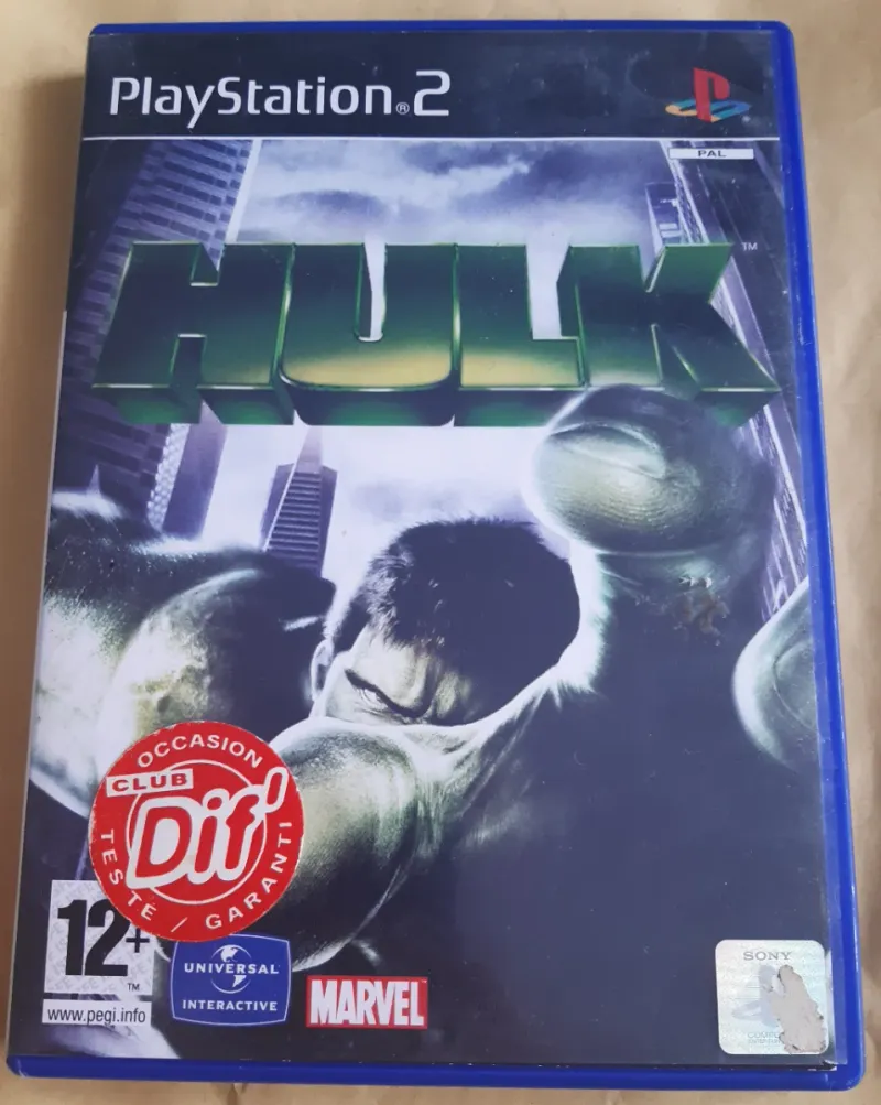Hulk PS2 PlayStation 2