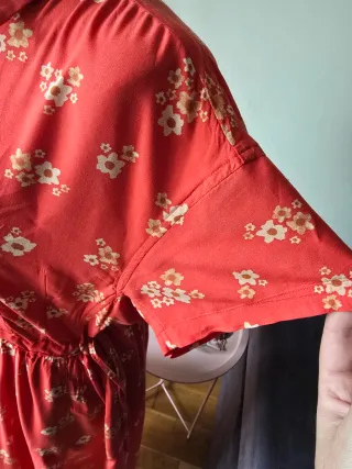 Abito Bimba y Lola floreale rosso