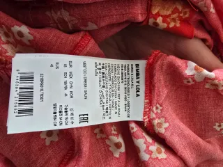 Abito Bimba y Lola floreale rosso