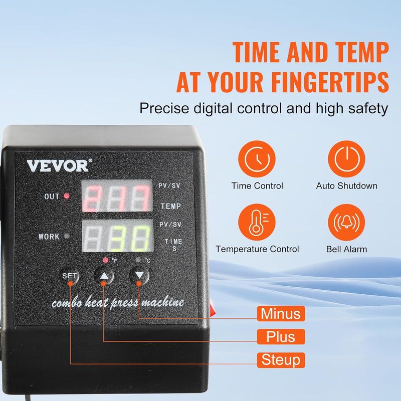 Máquina de Calor VEVOR 8 en 1 afbeelding 7