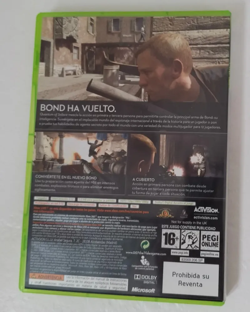 Xbox 360 007 Quantum of Solace afbeelding 4