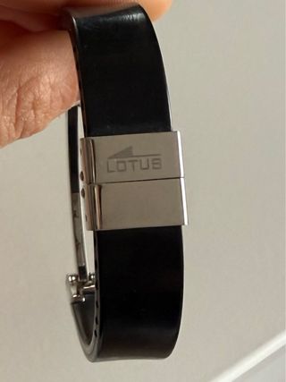 Pulsera Lotus Negra y Plateada