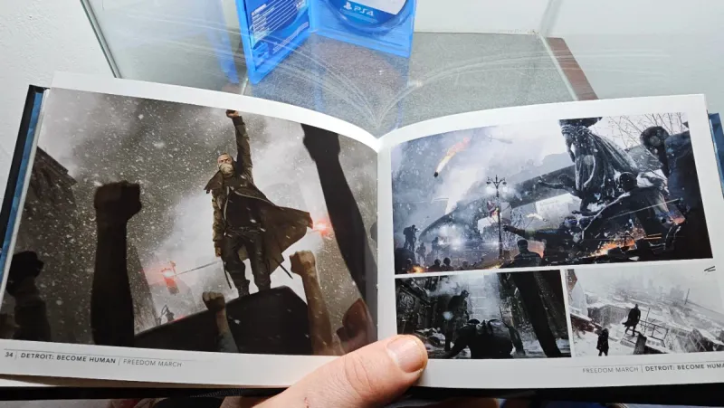 Juego Detroit Become Human + Libro de Arte PS4 Artbook afbeelding 3