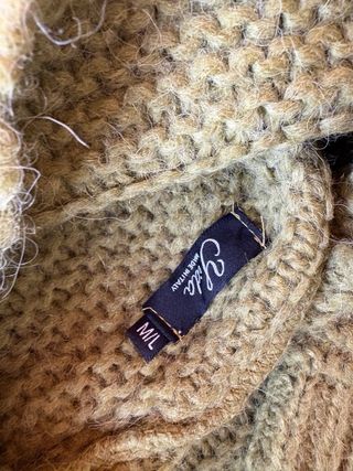 Jersey cuello alto verde oliva