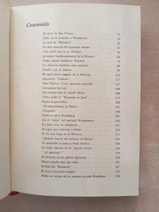 Historias secretas de la última guerra.