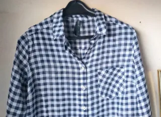 Camisa cuadros STRADIVARIUS, talla M