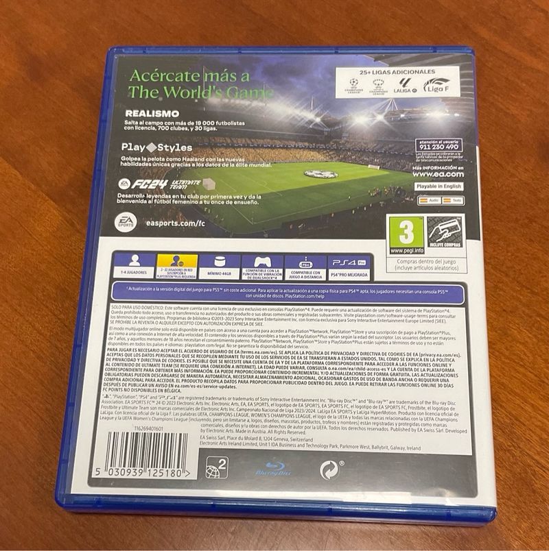 FC 24 PS4 (PlayStation 4) EA Sports afbeelding 2