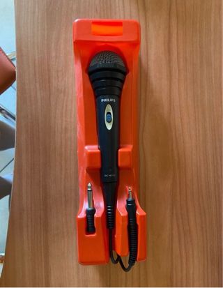 Microfono Philips con cavo e jack telefono e pc