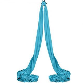Columpio de Seda Aérea y Yoga, 11 Yardas, Kit de Hamaca de Yoga Aéreo con Tela de Nylon de 100gsm, Hardware de Rigging Completo y Guía de Configuración Fácil, Vuelo Antigravedad para Todos los Niv...